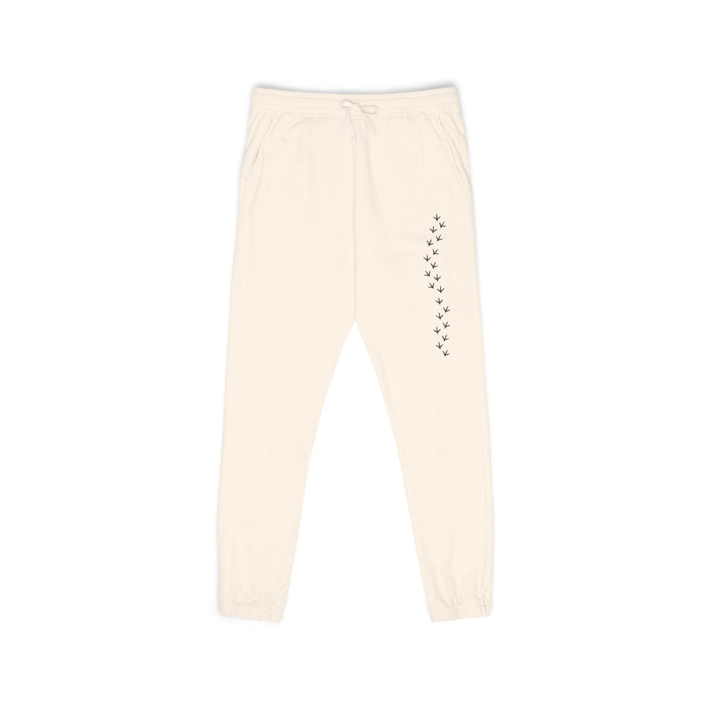 Chicken Footprint Fleece Sweatpants