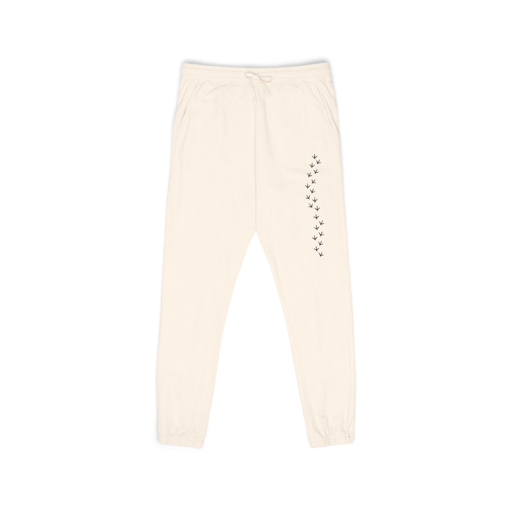 Chicken Footprint Fleece Sweatpants