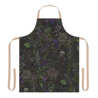 Nocturne Bloom Botanical Skull Apron