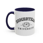 Homestead University Crest Accent Mug