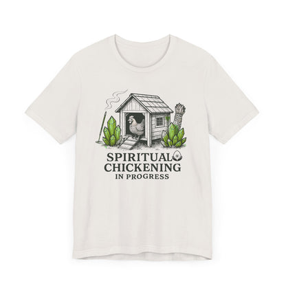 Spiritual Chickening In Progress Tee: Your Zen Awaits
