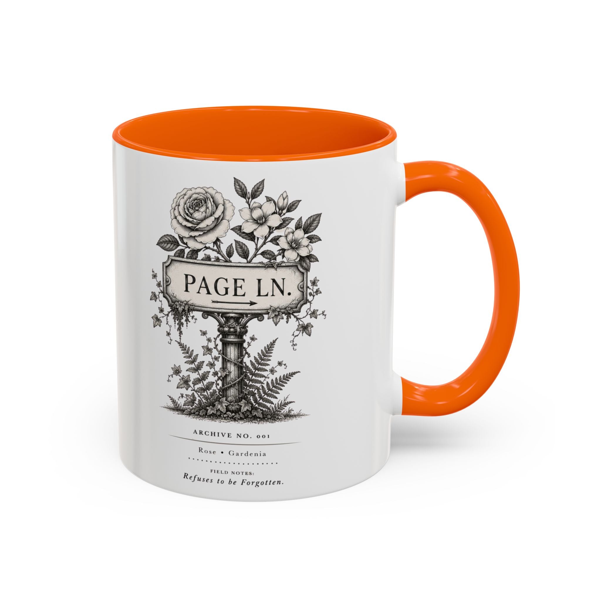 PAGE LN Vintage Floral Accent Mug