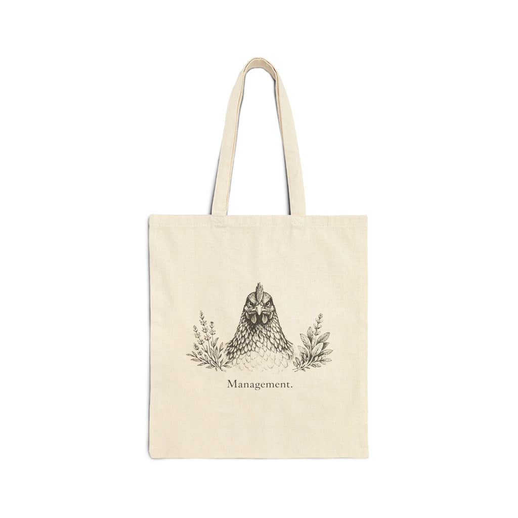 Chicken and Herb Supervisor Canvas Tote Bag