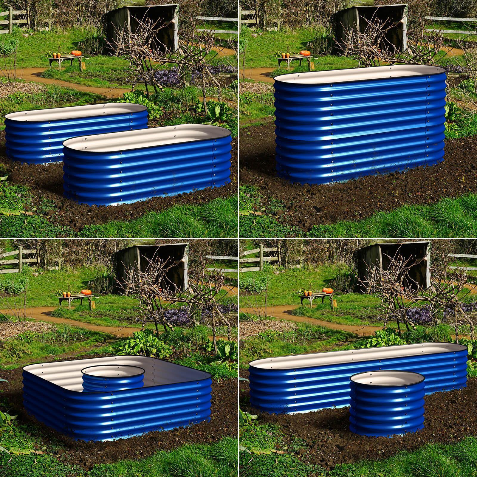 🎉 Olle 4-Style Modular Galvanized Raised Garden Beds [Build 1 of 4 Configurations]