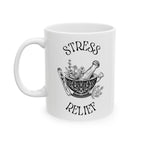 Stress Relief Ceramic Mug, (11oz, 15oz)