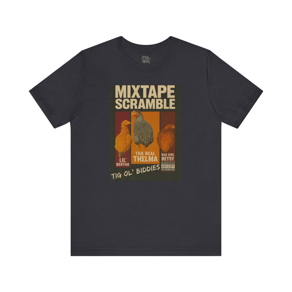 Mixtape Scramble Retro Bootleg Chickens Short Sleeve Tee