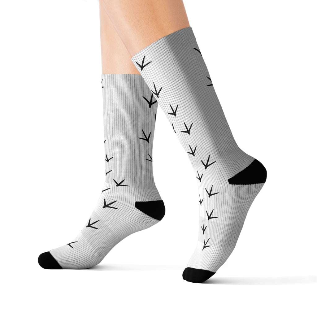 Chicken Tracks Socks
