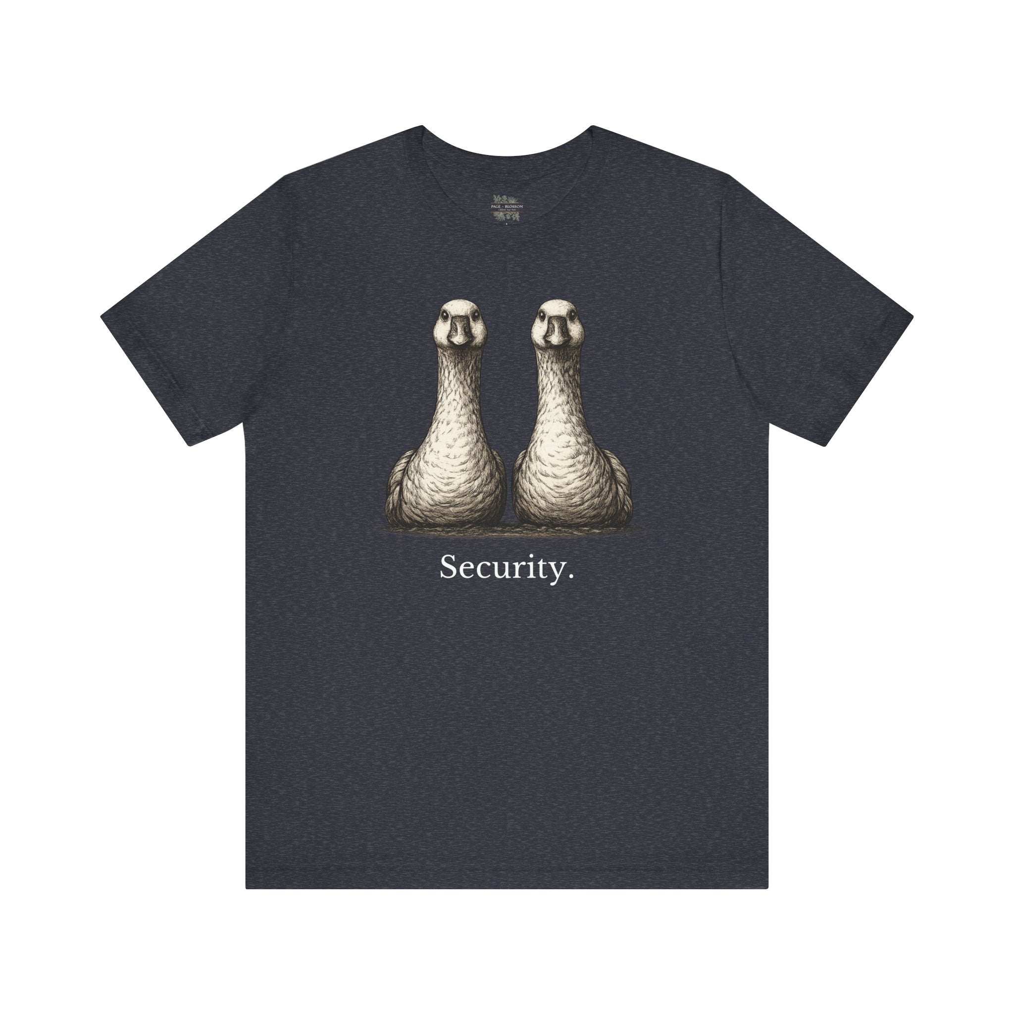 Security Geese Graphic Short Sleeve Tee