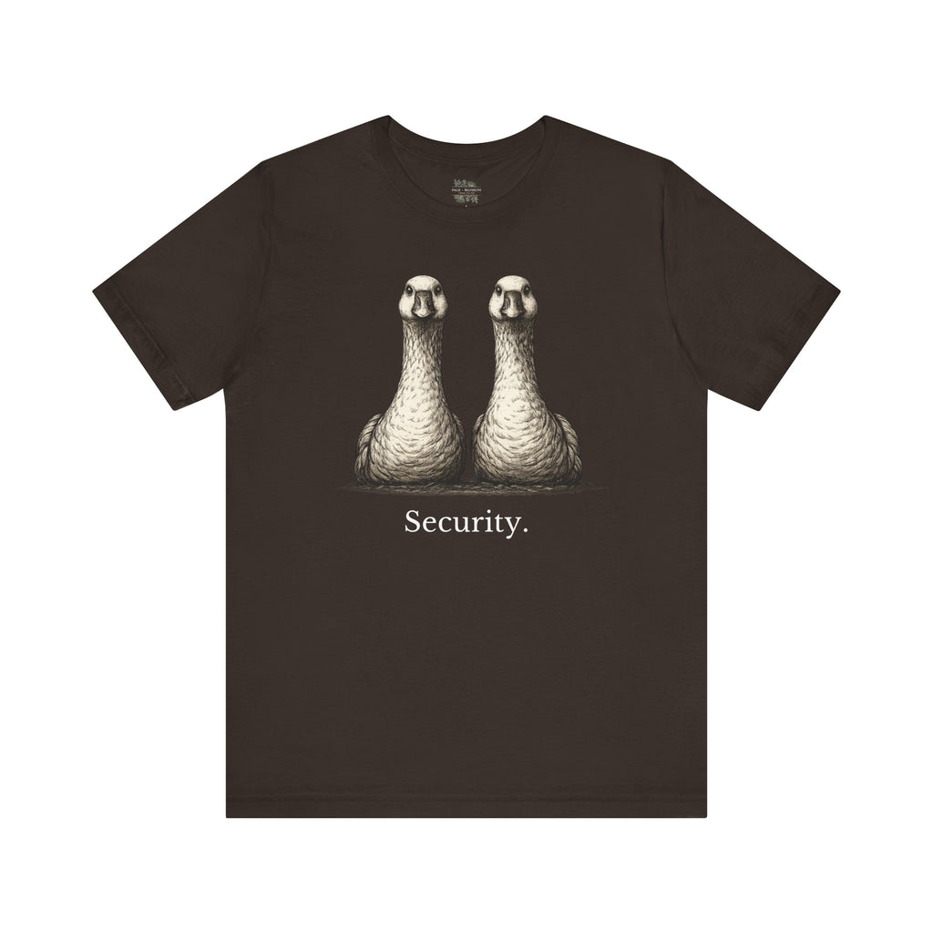 Security Geese Graphic Short Sleeve Tee
