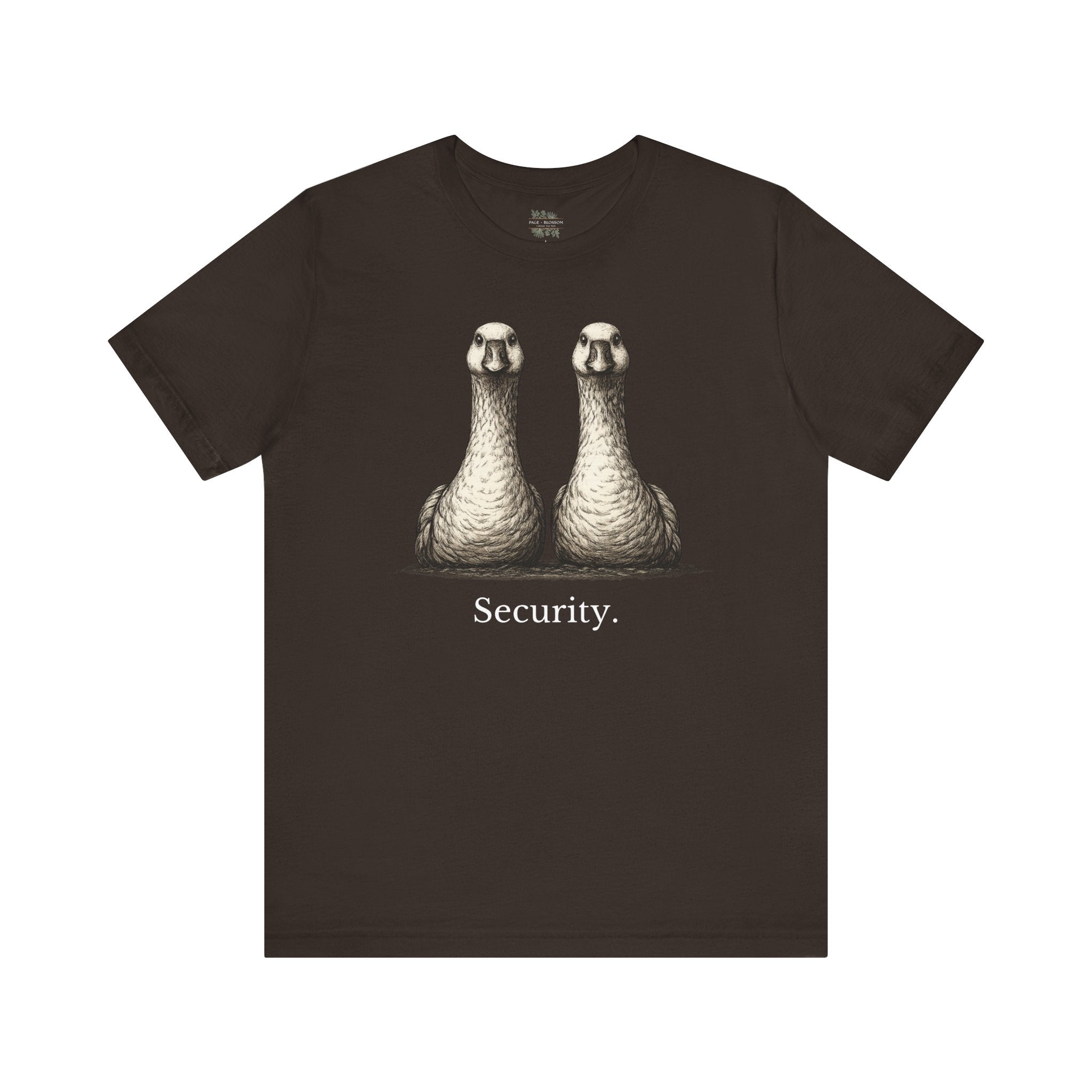 Security Geese Graphic Short Sleeve Tee