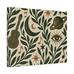 Celestial Soundscape Matte Canvas Wall Art for the Wild-Hearted