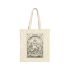 Zodiac Chicken Coloring Canvas Tote Bag