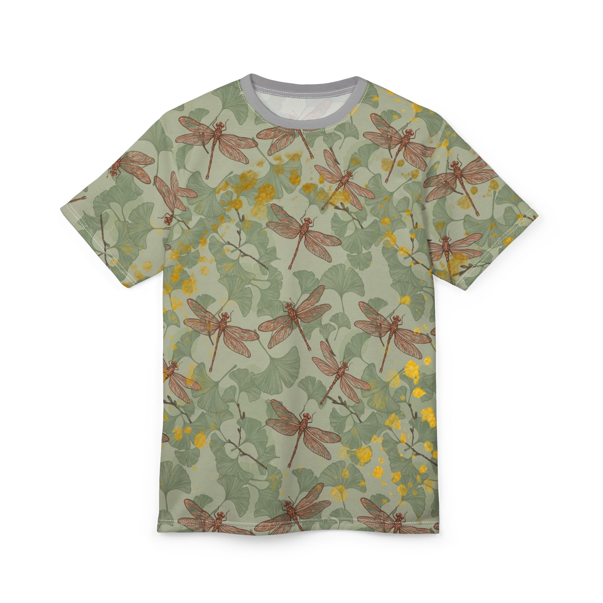 Wings & Wisdom Dragonfly & Ginkgo Luxe Tee