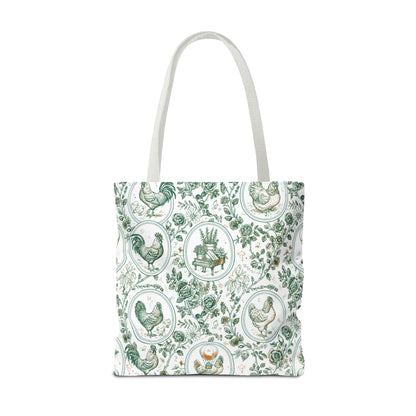 Botanical Coop Toile Tote Bag