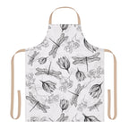 Floral Dragonfly Kitchen Apron