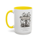 BLOSSOM RD Vintage Botanical Ceramic Accent Mug