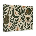 Celestial Soundscape Matte Canvas Wall Art for the Wild-Hearted