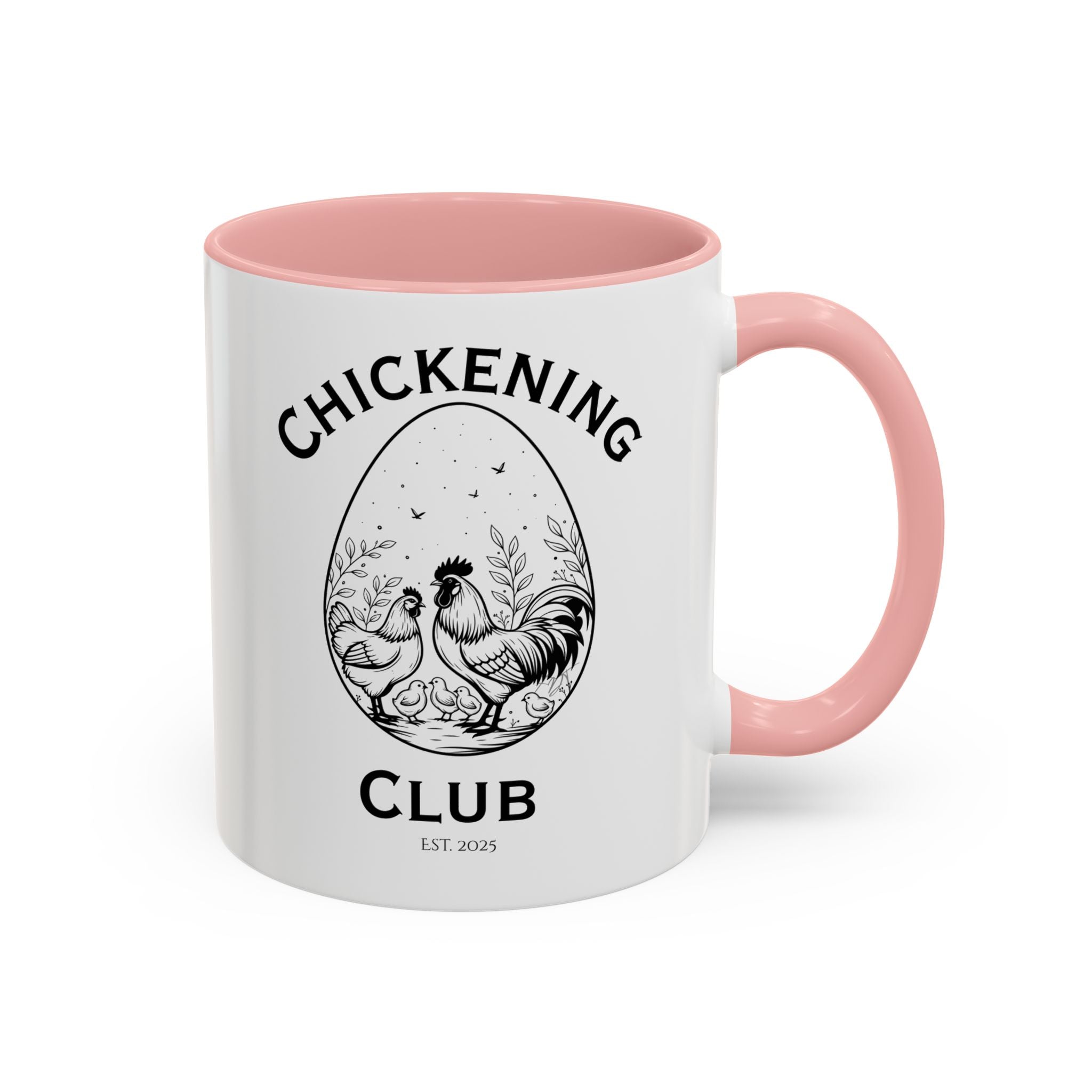 Chickening Club Ceramic Accent Mug: Your Morning Ritual, Elevated