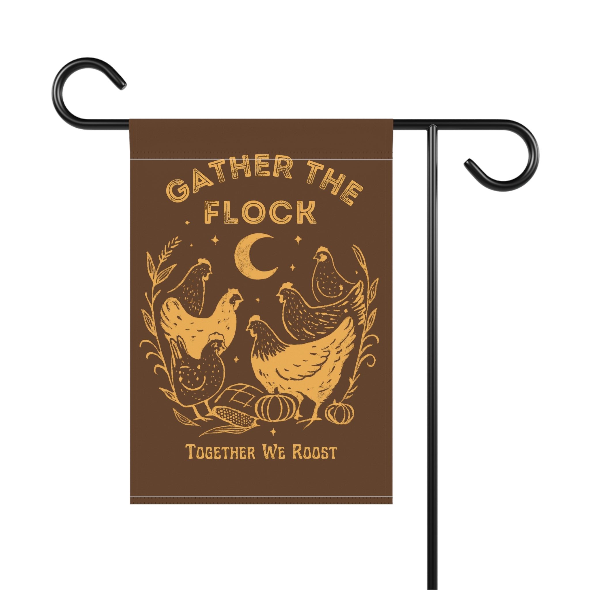 Gather The Flock Garden Banner