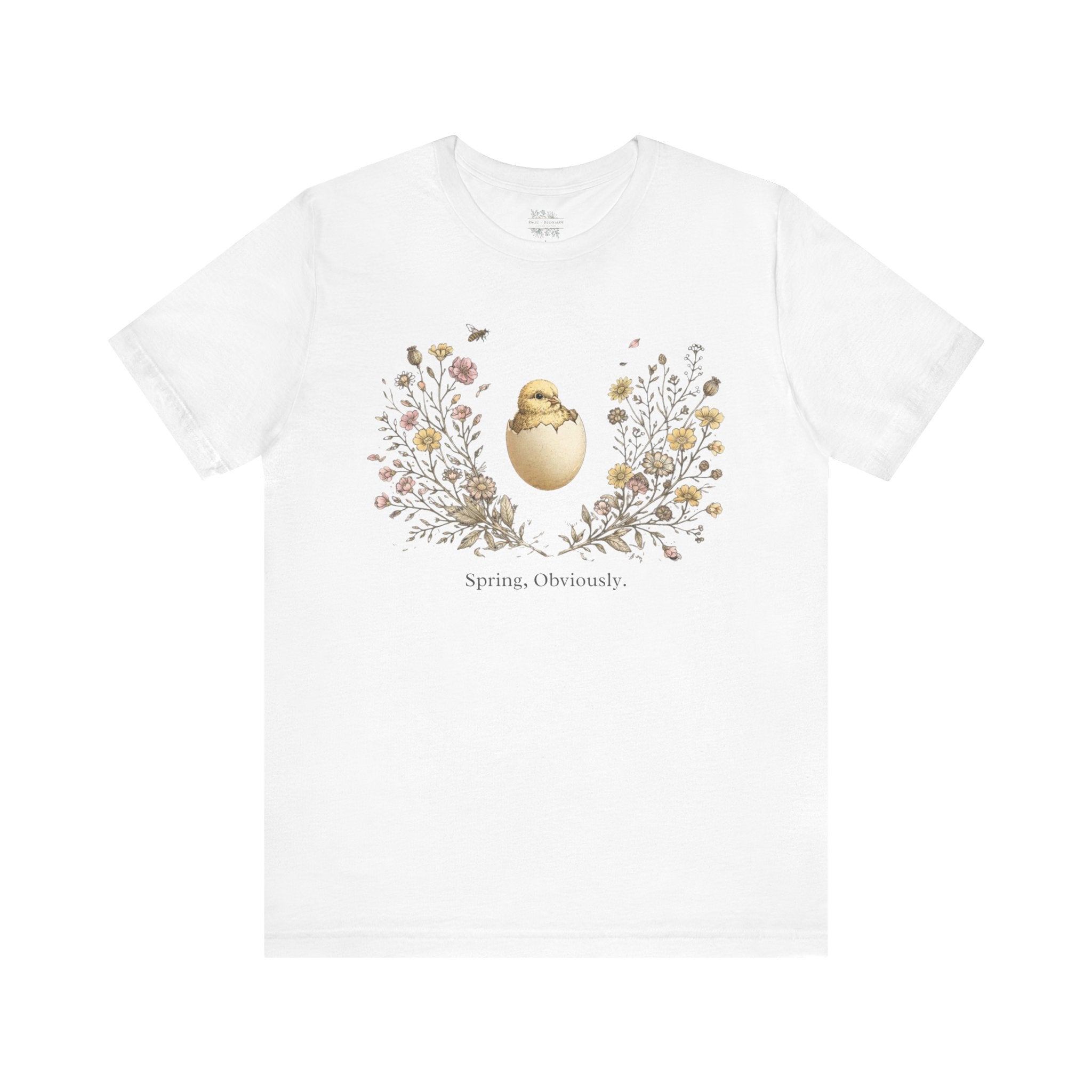 Spring Obviously Botanical Cracked Egg Graphic Tee