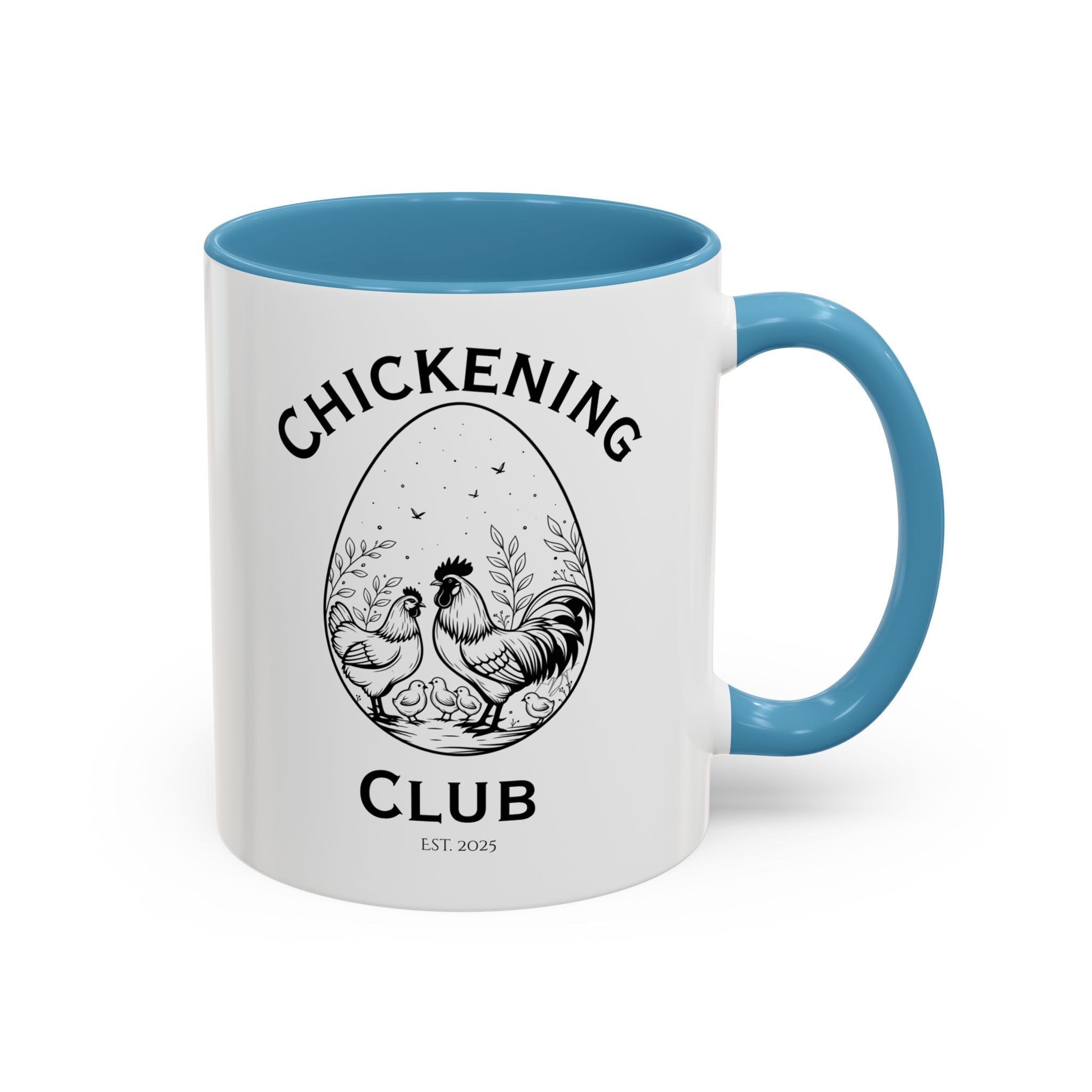 Chickening Club Ceramic Accent Mug: Your Morning Ritual, Elevated