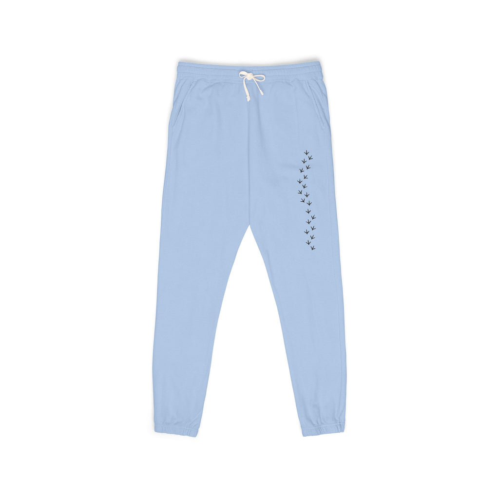 Chicken Footprint Fleece Sweatpants