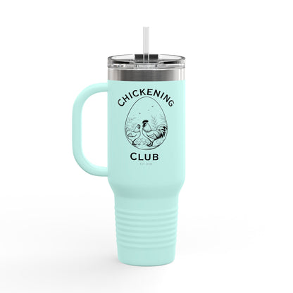 Chickening Club Insulated Travel Mug, 40oz