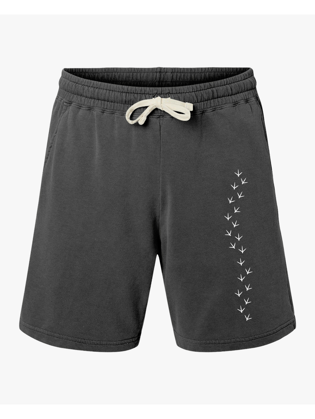 Chicken Footprint Strut Shorts for Free-Range Living