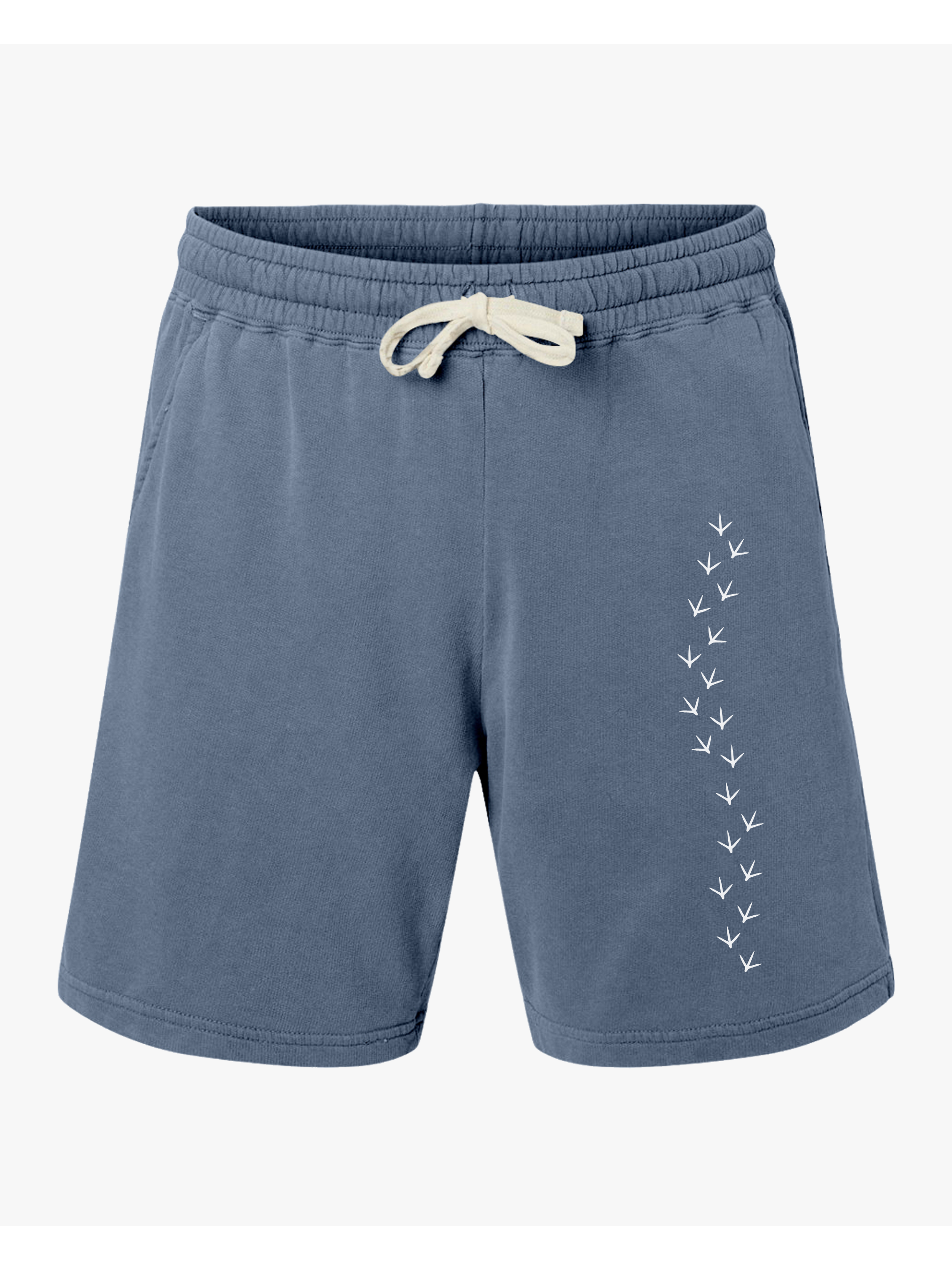 Chicken Footprint Strut Shorts for Free-Range Living