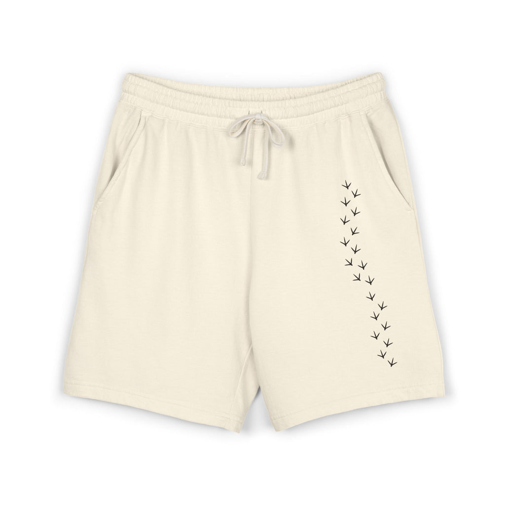 Chicken Footprint Strut Shorts for Free-Range Living