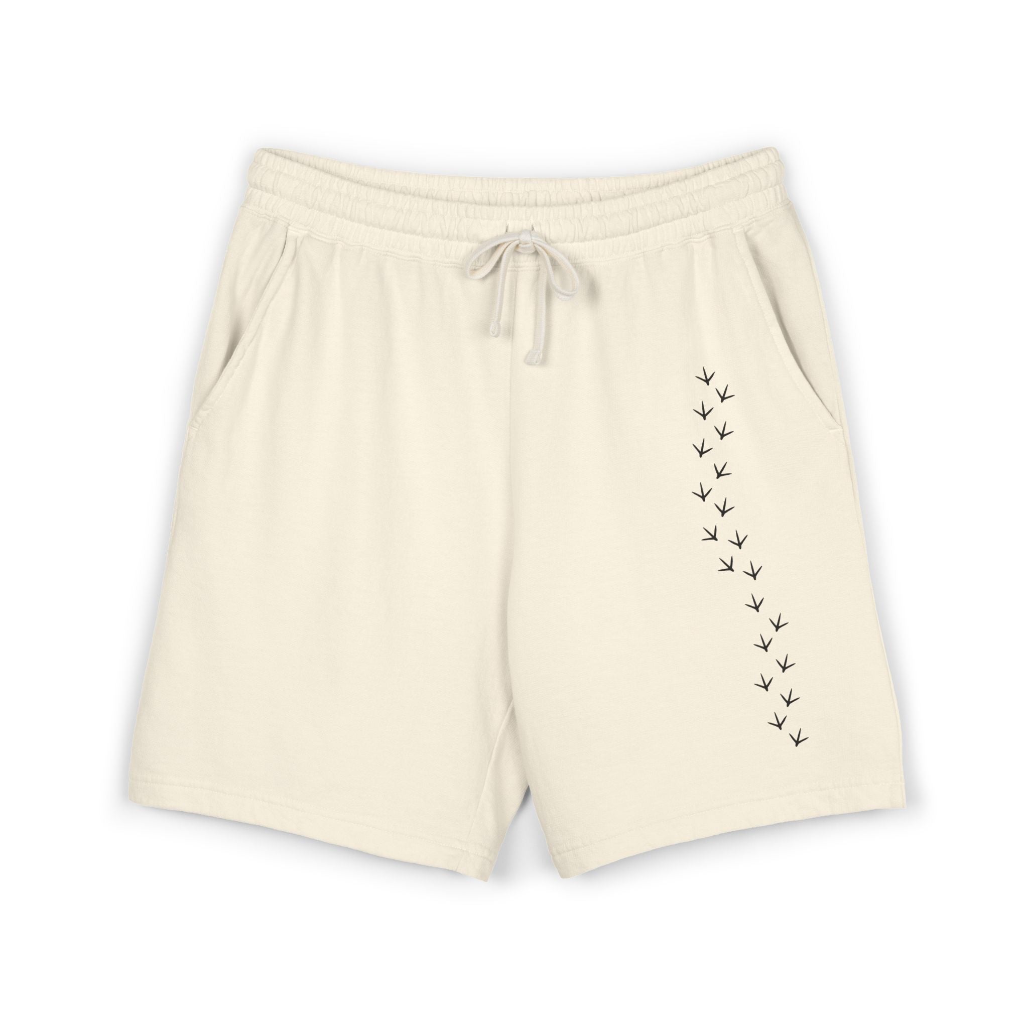 Chicken Footprint Strut Shorts for Free-Range Living