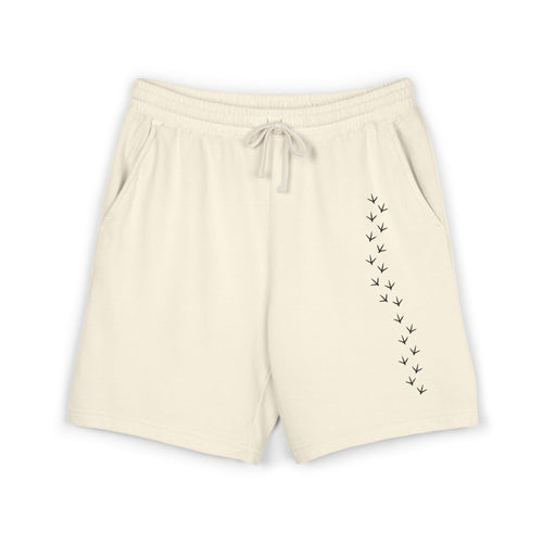 Chicken Footprint Strut Shorts for Free-Range Living