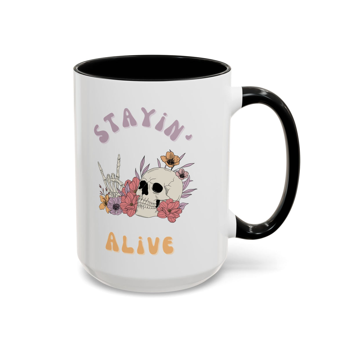 Stayin' Alive Ceramic Accent Mug