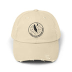 Stars Align Feathers Unite Distressed Cap