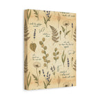 Field Guide Vintage Botanical Wall Art Canvas