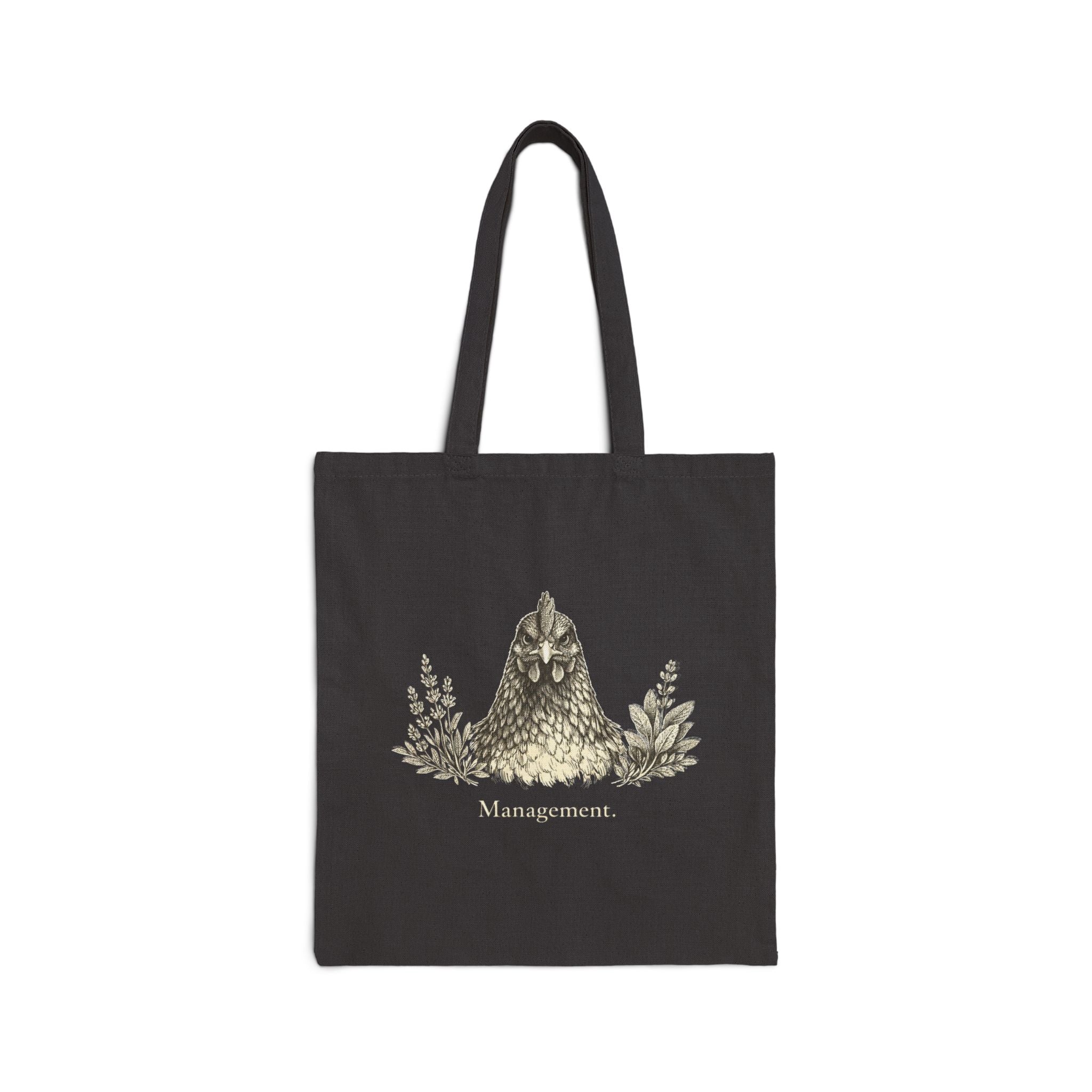 Chicken and Herb Supervisor Canvas Tote Bag