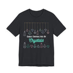 Easily Distracted by Crystals Unisex Short Sleeve Tee