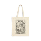 Zodiac Chicken Coloring Canvas Tote Bag