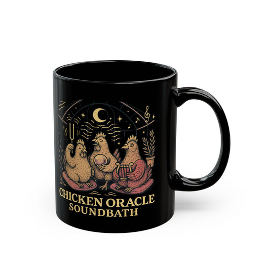 Chicken Oracle  Soundbath Mug Sip Into the Spirit Realm