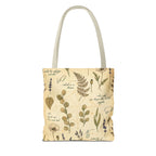 Field Guide Vintage Botanical Sketch Tote Bag