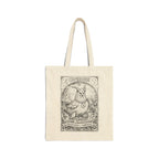 Zodiac Chicken Coloring Canvas Tote Bag