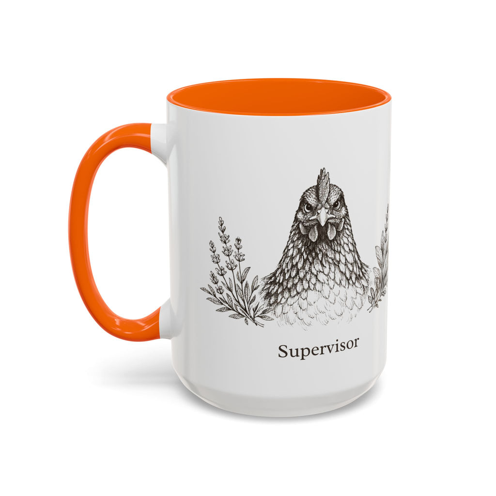 Chicken and Herb Supervisor Accent Coffee Mug