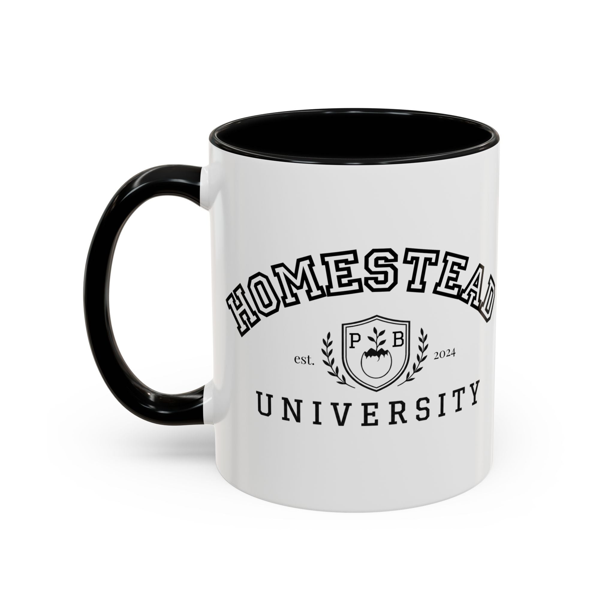 Homestead University Crest Accent Mug