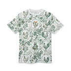 Botanical Coop Toile Vintage Farmhouse Tee