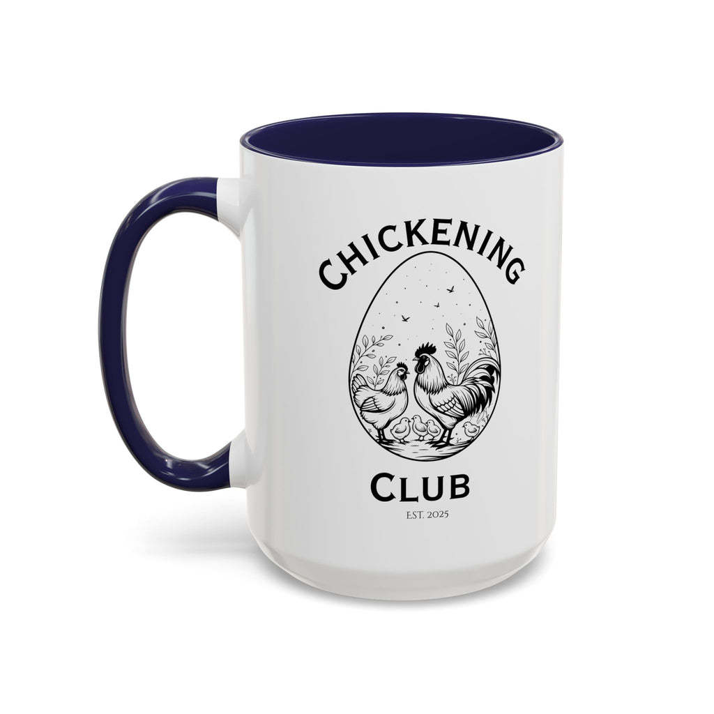 Chickening Club Ceramic Accent Mug: Your Morning Ritual, Elevated