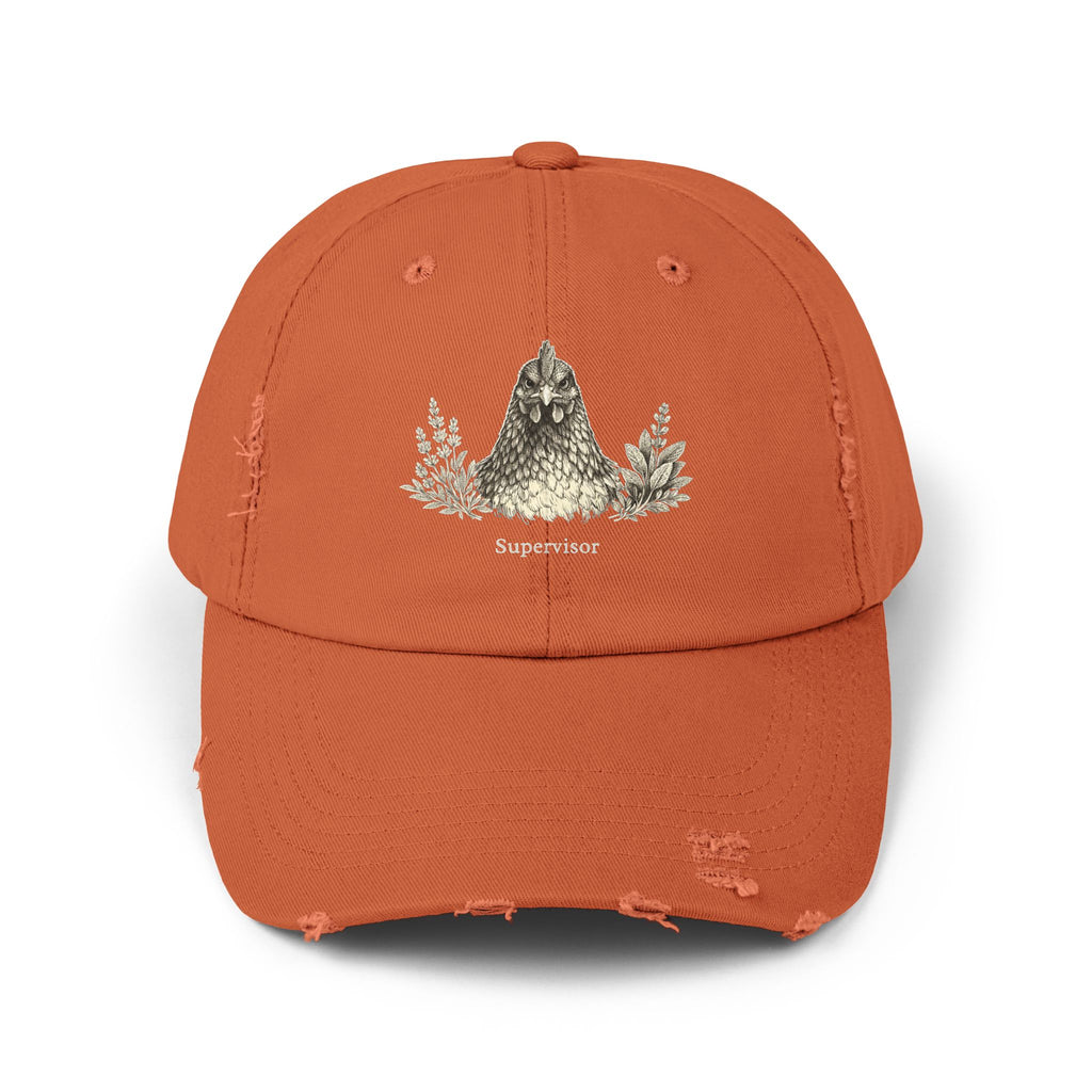 Chicken and Herb Supervisoer Distressed Cap