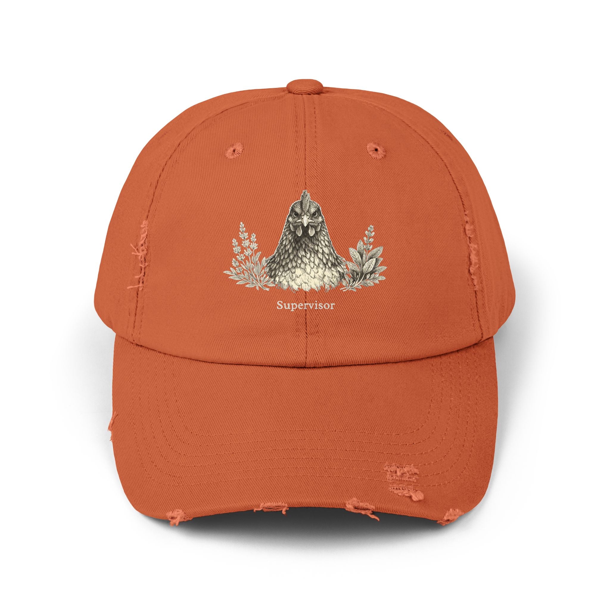 Chicken and Herb Supervisoer Distressed Cap