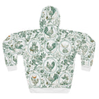 Botanical Coop Toile Vintage Farmhouse Pullover Hoodie
