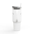 Homestead University 40oz Insulated Travel Mug – Large Stainless Tumbler with Straw