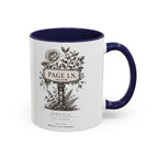 PAGE LN Vintage Floral Accent Mug